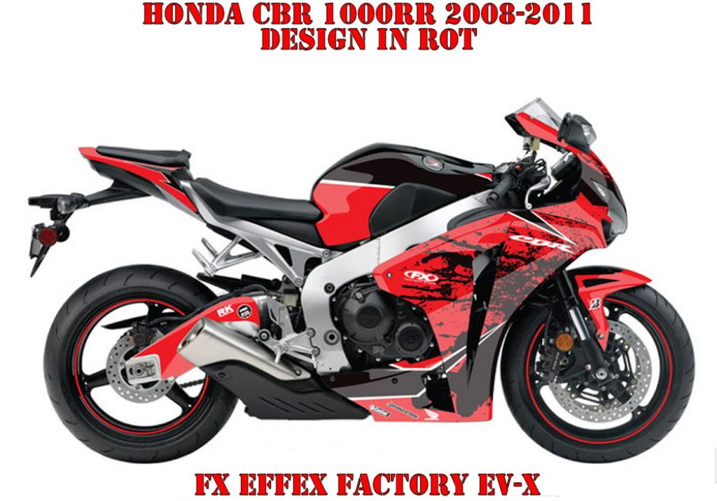 EV-X Rot für Honda CBR 1000RR 2008-2011